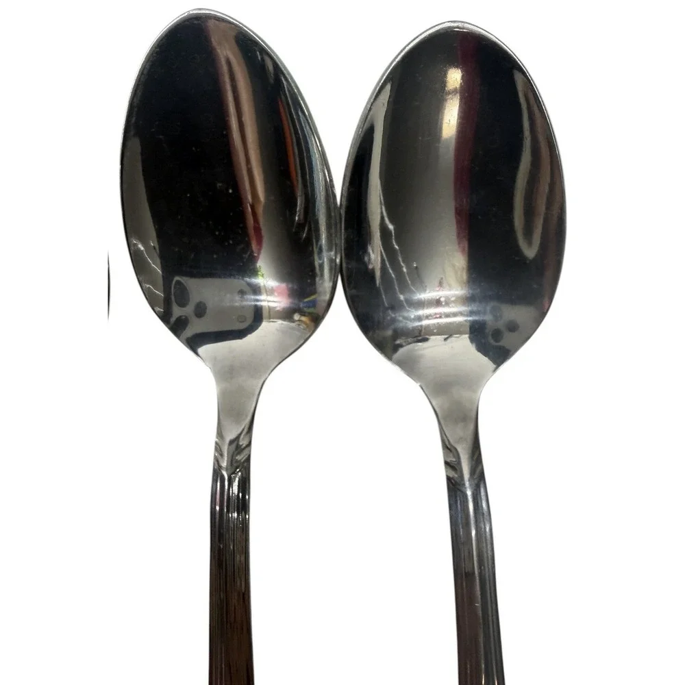 SILCO Stainless Steel Flatware‎ Set 21 Pc Forks Knives Spoons Commercial Grade